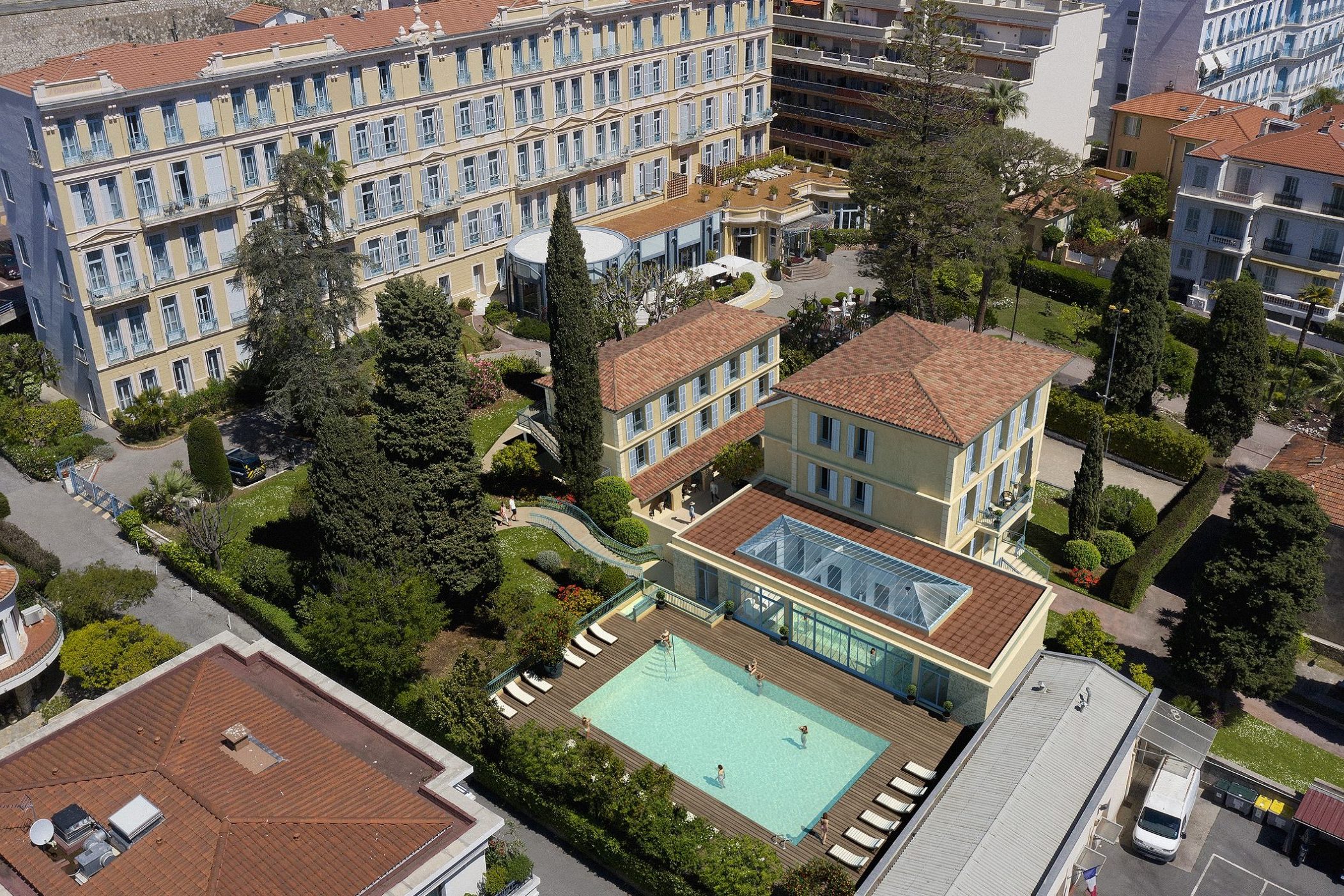 Construction d’un Espace Spa – Bien-être : Hôtel de l’Orangerai à Menton